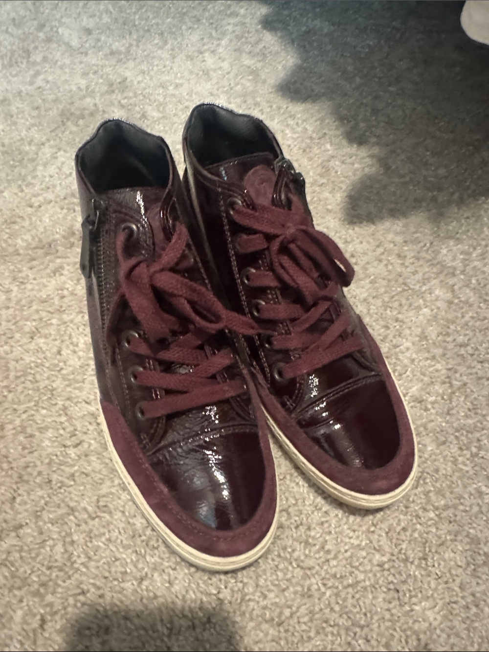 Cute mid top sneaker